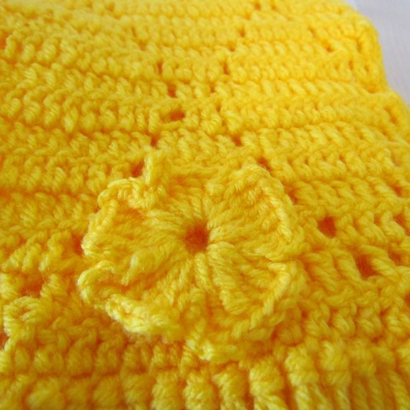 Taller de Abu handmade Yellow Scarf - Picture 3 of 9